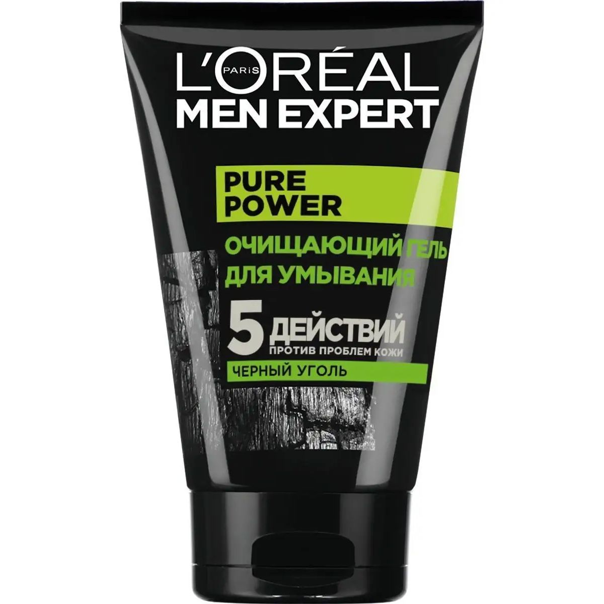 Гель для умывания L'Oreal Paris Men Expert Черный Уголь мужской, очищающий 100 мл