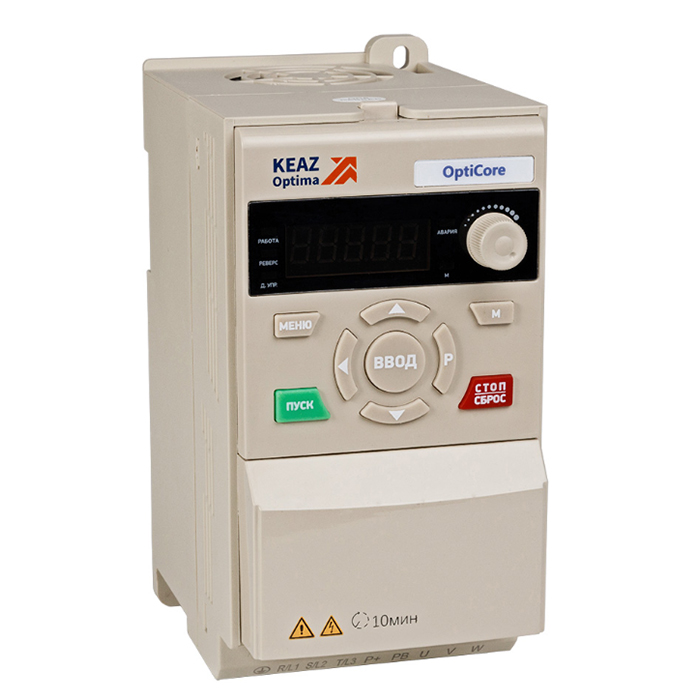 

Преобразователь частоты OptiCore B100-H18K5-380-Т КЭАЗ 337066, Серый