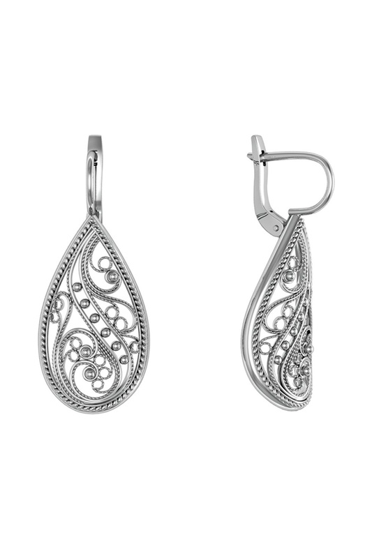 

Серьги из серебра ПРИВОЛЖСКИЙ ЮВЕЛИР 343478, 343478