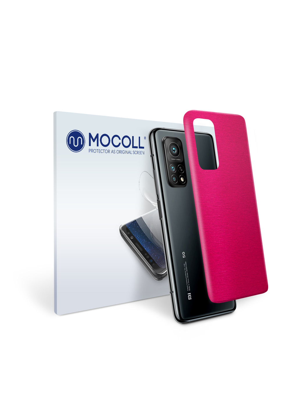 

Пленка защитная MOCOLL для задней панели Xiaomi Mi 10T 5G Металлик розовый