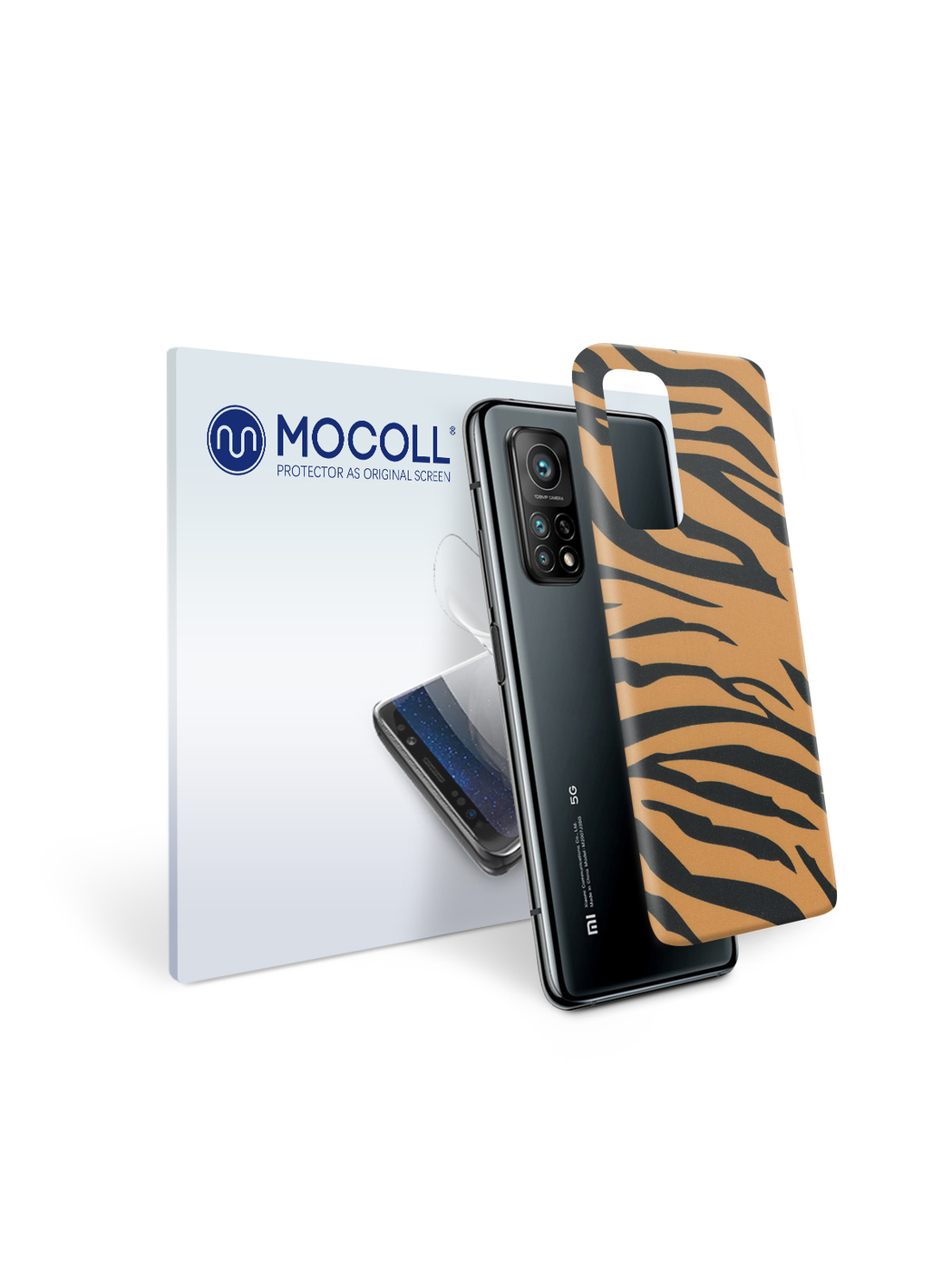 

Пленка защитная MOCOLL для задней панели Xiaomi Mi 10T 5G Бенгальский тигр