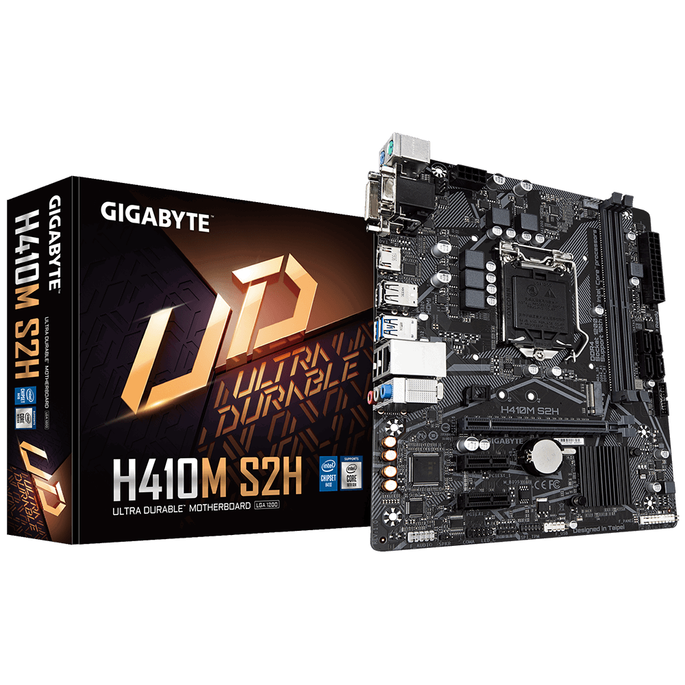 фото Материнская плата gigabyte h410m s2h