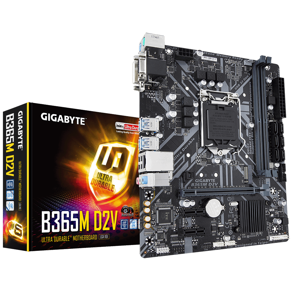 фото Материнская плата gigabyte b365m d2v