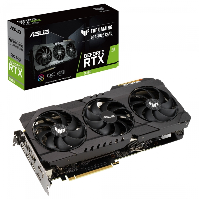 фото Видеокарта asus tuf gaming geforce rtx 3090 oc (tuf-rtx3090-o24g-gaming)