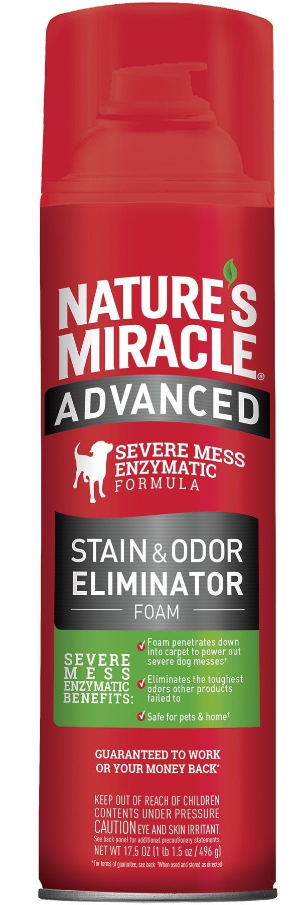 фото Пена-уничтожитель меток и мочи собак nature's miracle adv s&o eliminator лимон 946 мл nature’s miracle