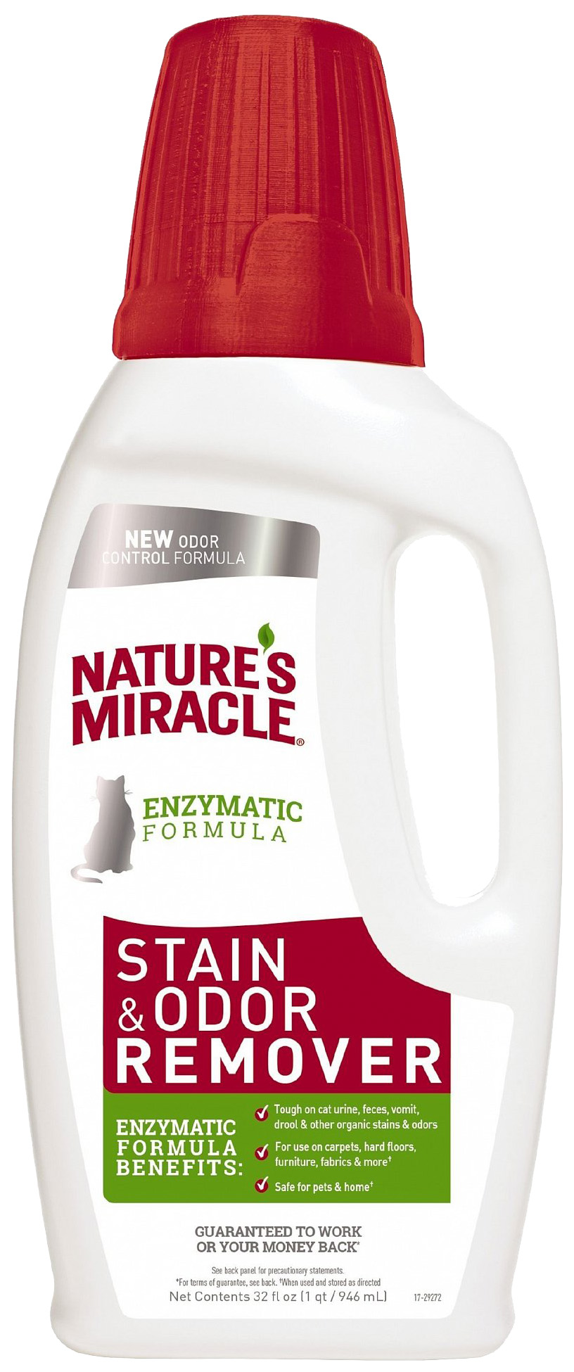 фото Уничтожитель запаха кошачьих меток и мочи natures miracle just for cats s&o remover, 946мл nature’s miracle