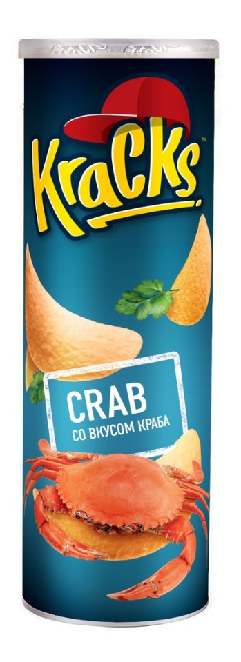 

Чипсы картофельные Kracks со вкусом краба 110г