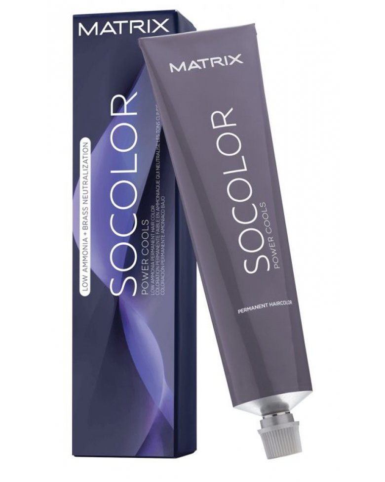 Крем-краска для волос Matrix Socolor Beauty 4AA 90 мл matrix 5aa краситель для волос тон в тон светлый шатен глубокий пепельный socolor sync 90 мл