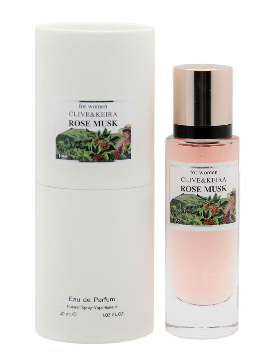 

Духи Clive&Keira №1068 Roses Musk Intense 30 мл, №1068 Srose Musk Vanilla Woman 30 ml