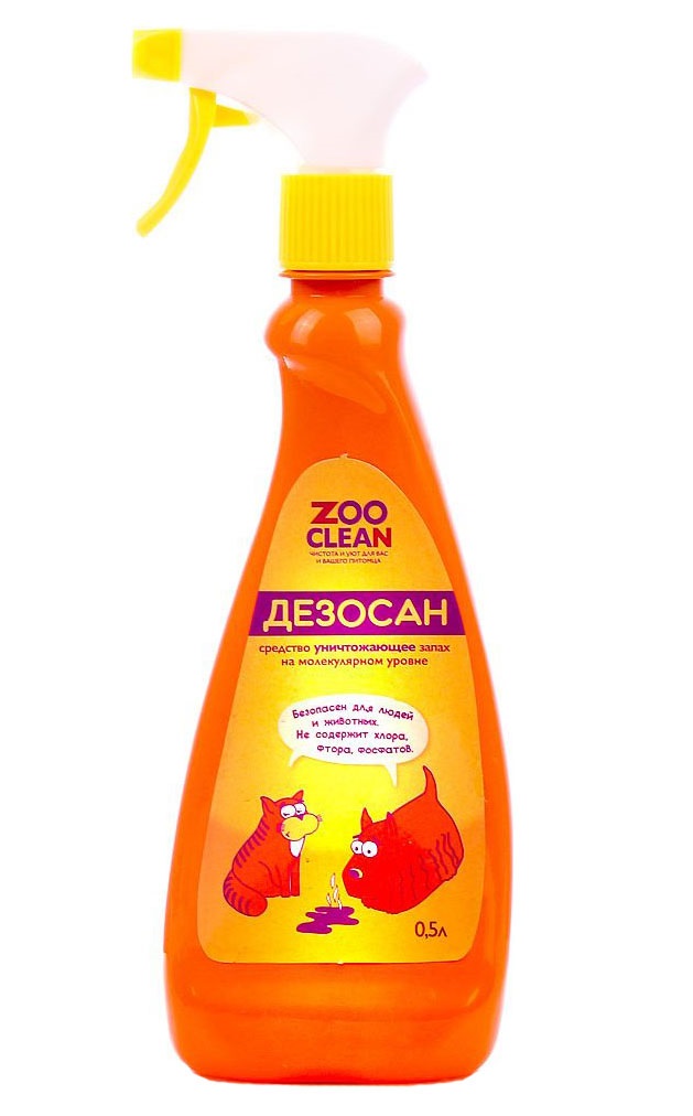 фото Средство для удаления любых запахов zooclean дезосан, спрей, 500мл