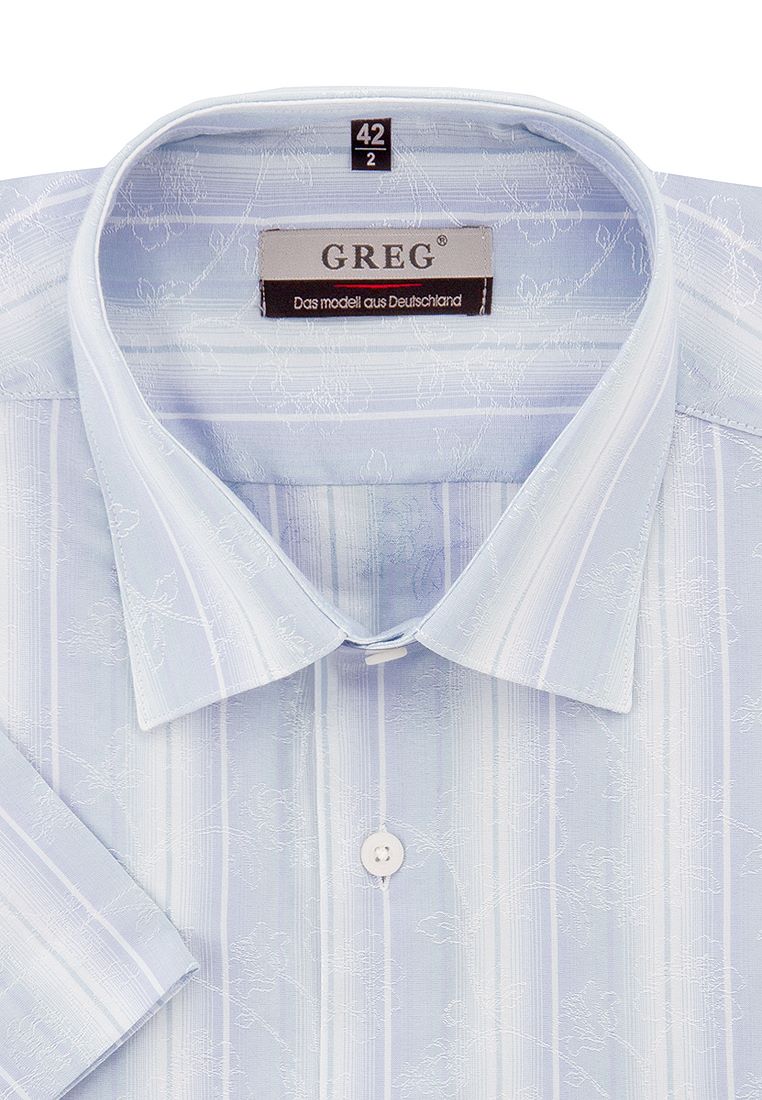 Рубашка мужская Greg Gb213/309/27/Z голубая 37
