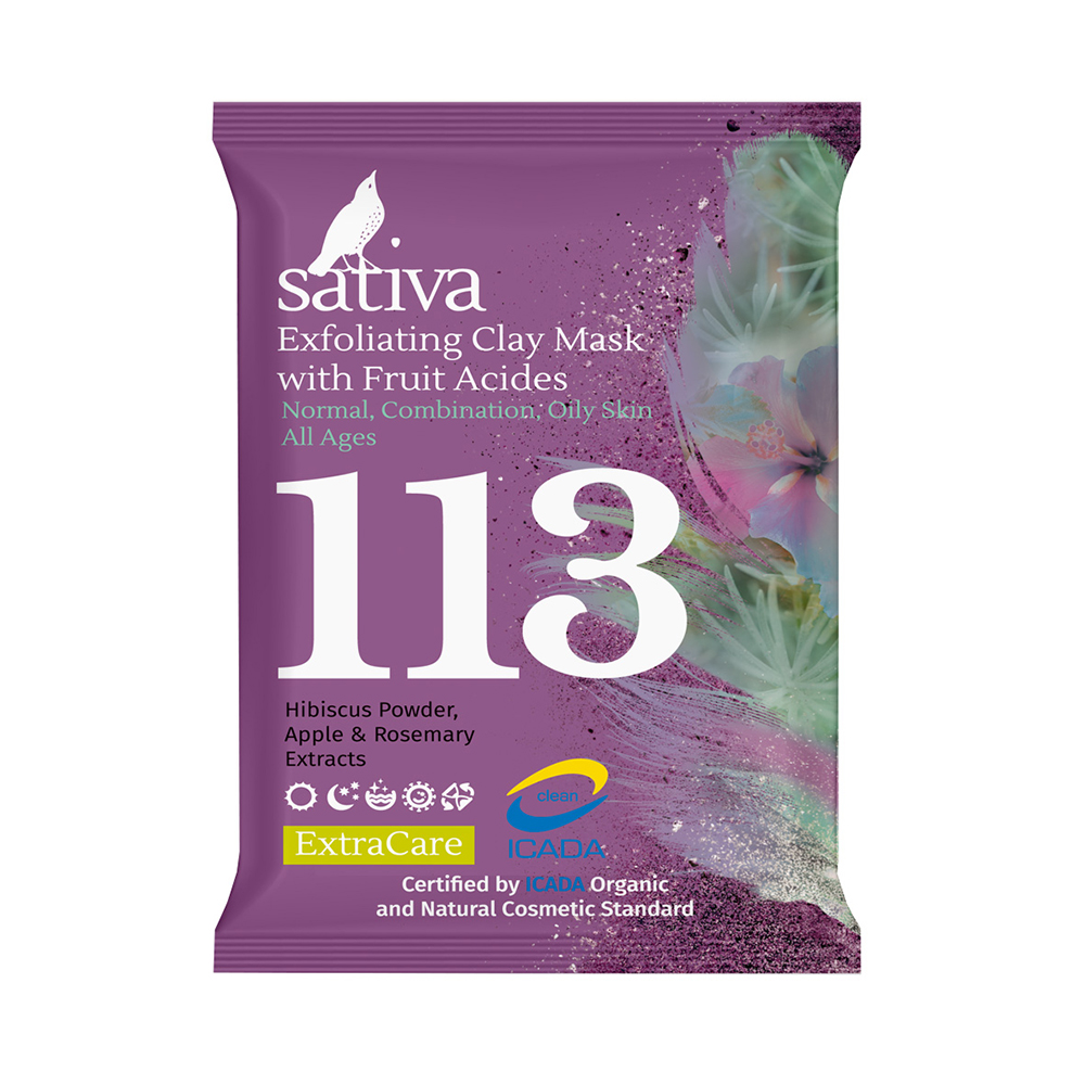 Маска-гоммаж с фруктовыми кислотами №113 Sativa 15 г