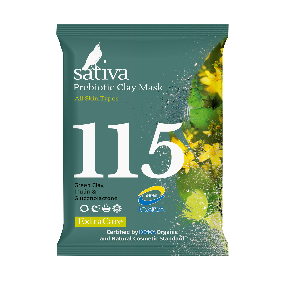 Маска минеральная с пребиотиком №115 Sativa 15 г