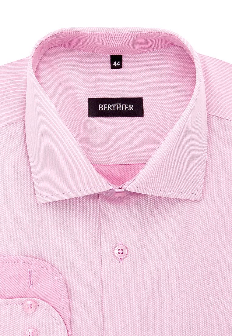 Рубашка мужская BERTHIER KORFU-5583215/ Fit-M(0) розовая 44