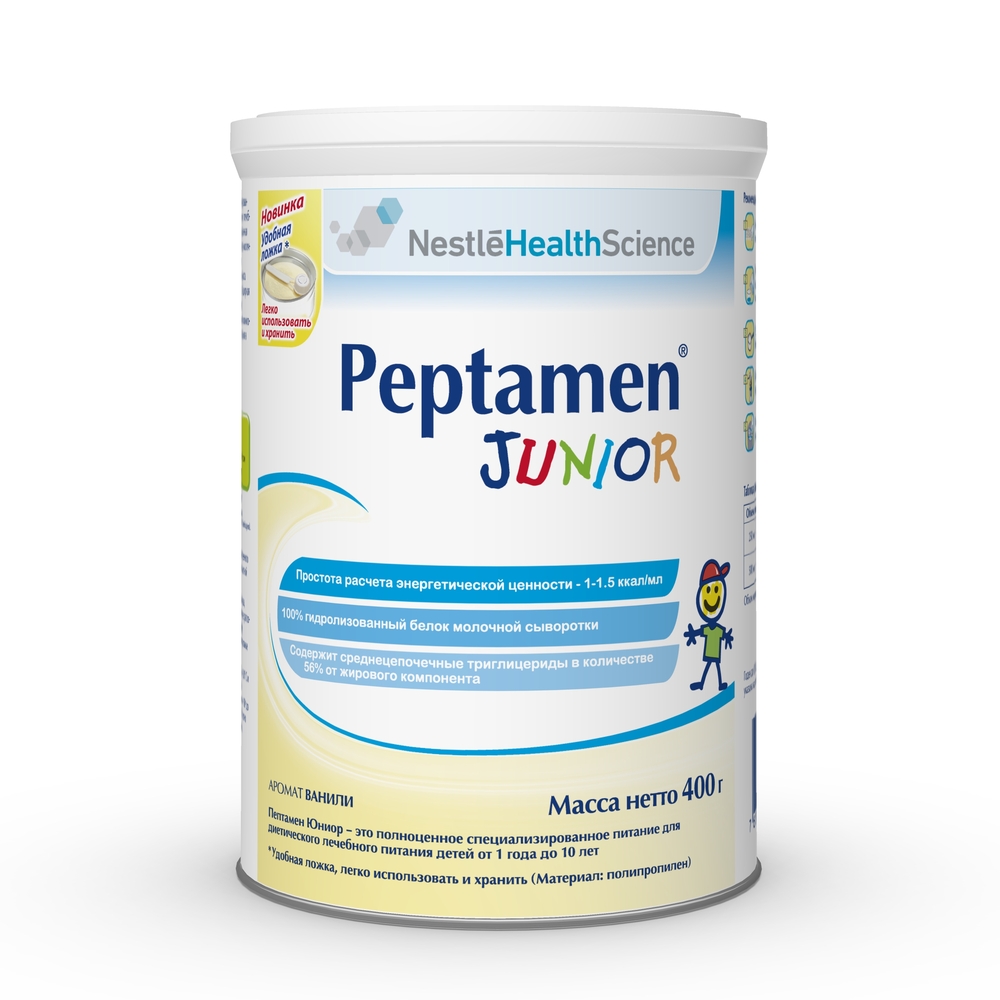 Молочная смесь Peptamen Peptamen Junior от года 400 г нестле смесь молочная нестожен 1 от 0мес 300г