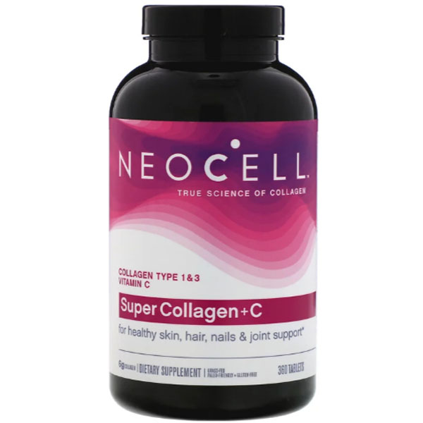 Neocell Super Collagen C (360 таблеток) - коллаген тип 1 и 3 с витамином C в таблетках