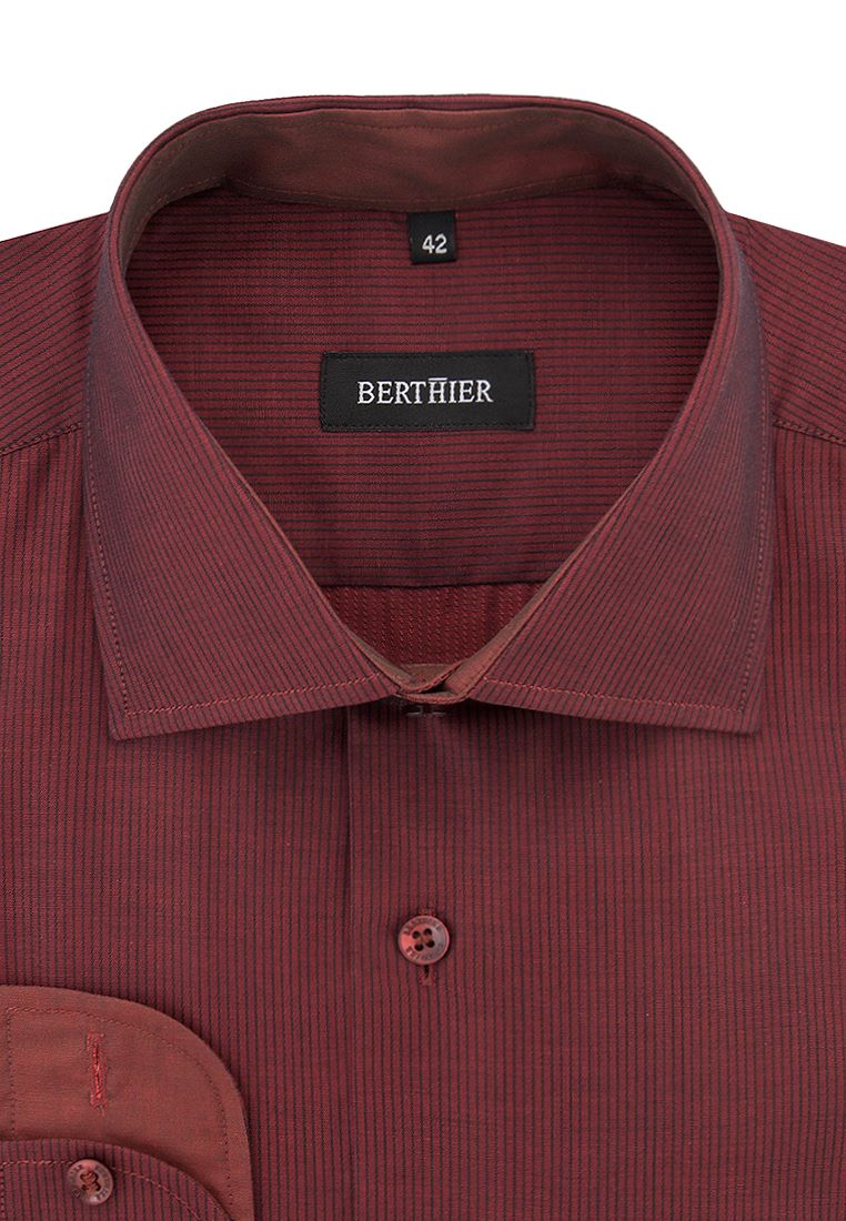 Рубашка мужская BERTHIER HEIKO-64442/ Comf-M(0-1) оранжевая 45
