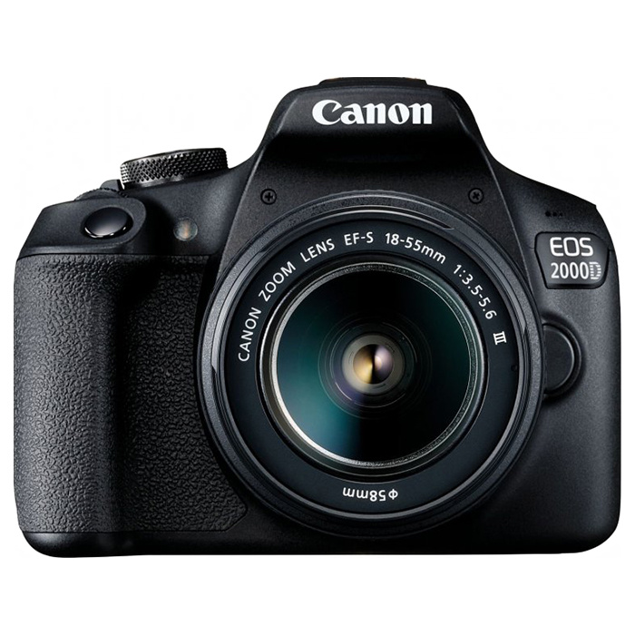 фото Фотоаппарат зеркальный canon eos 2000d 18-55mm iii black