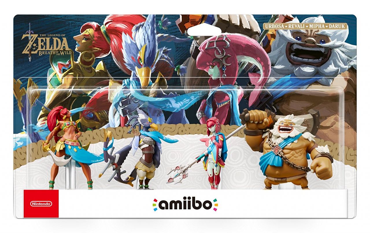 

Фигурка Amiibo Champions Set - Legend Of Zelda Breath Of The Wild для Nintendo, Разноцветный, Legend Of Zelda