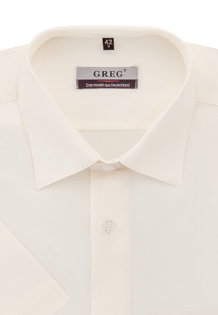 Рубашка мужская Greg Gb510/309/CRL/ZV(t)# бежевая 38