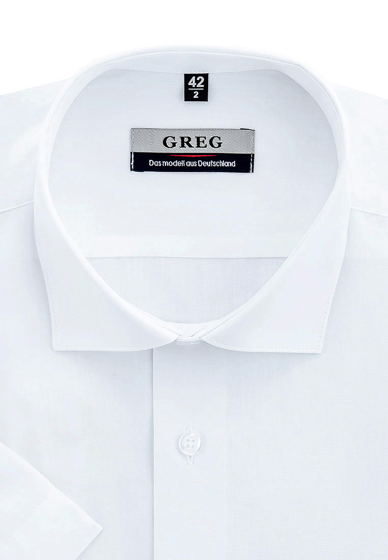 Рубашка мужская Greg 100/109/WHITE белая 43