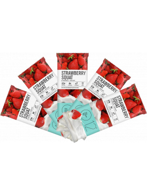 

Вафли О12 The Protein Bar 5 50 г, 5 шт., клубника-йогурт в белом шоколаде, The Protein Bar 5