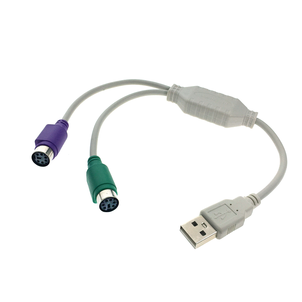 фото Кабель espada usb a-2xps/2 , m-f 0,2м white (eusbm/2xps/220)