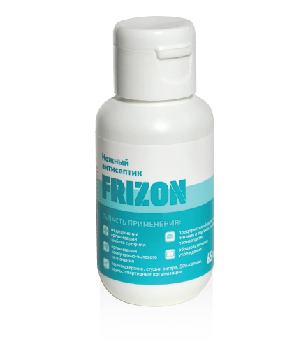 Кожный антисептик FRIZON 65 мл хлоргексидина биглюконата водный р р 0 05% ср во дезинф кожный антисептик фл 100мл 1