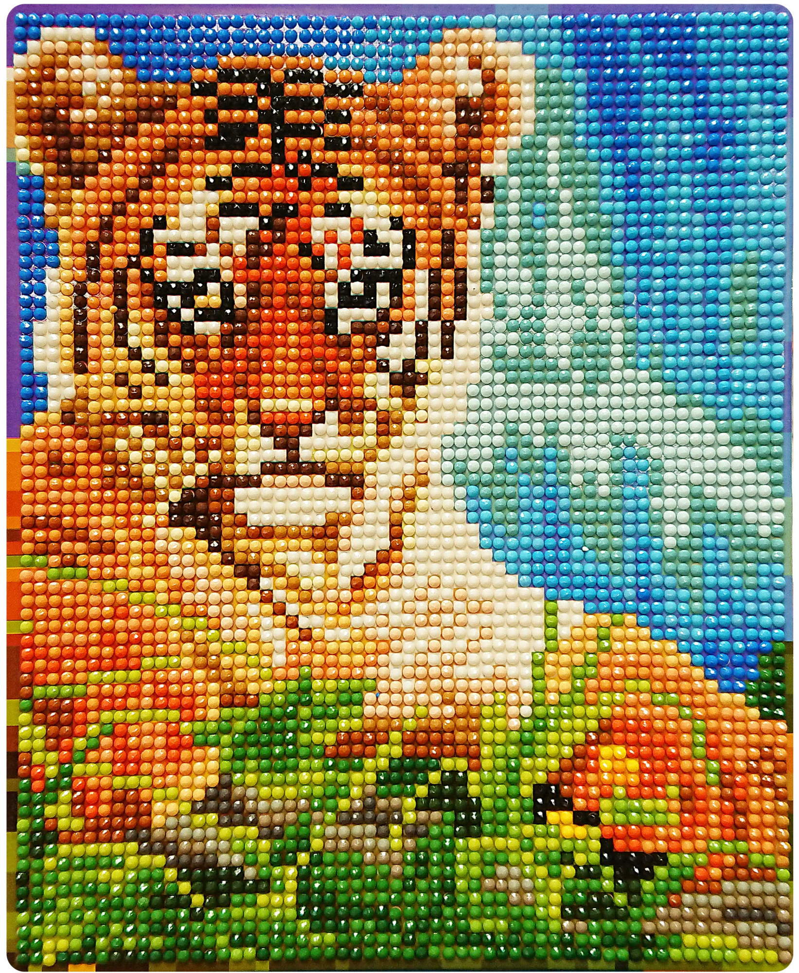 

Алмазная картина 17х21. Color KIT. Маленький тигренок. RMP005