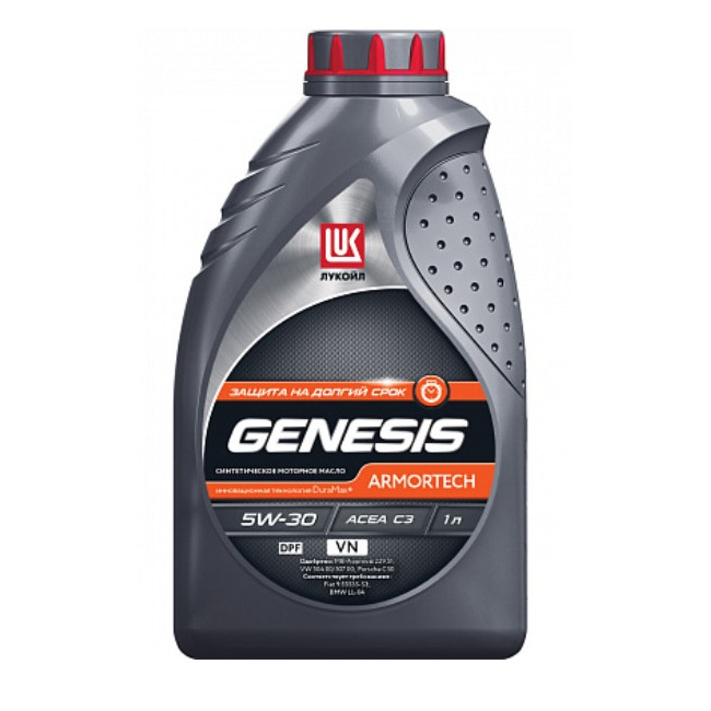 фото Моторное масло lukoil genesis armortech vn 5w30 1 л