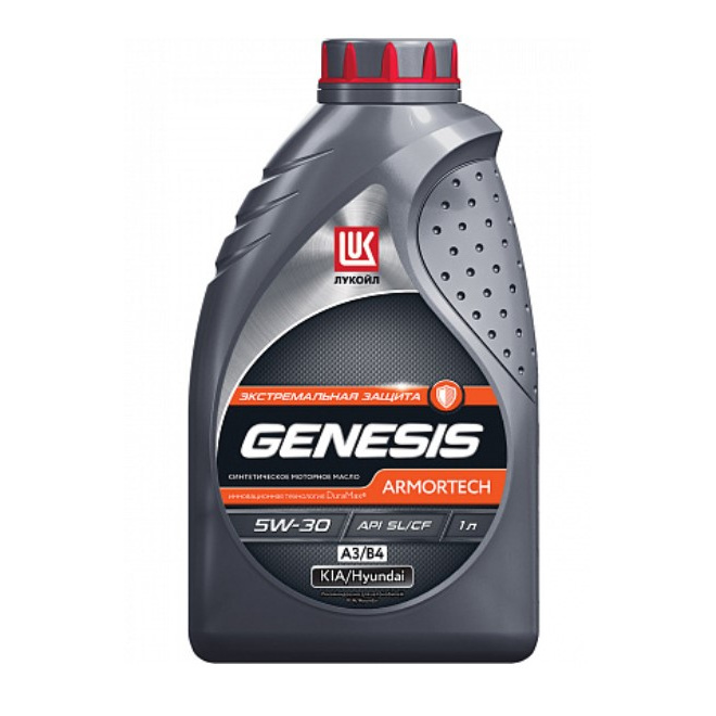 фото Моторное масло lukoil genesis armortech а3/в4 5w30 1 л