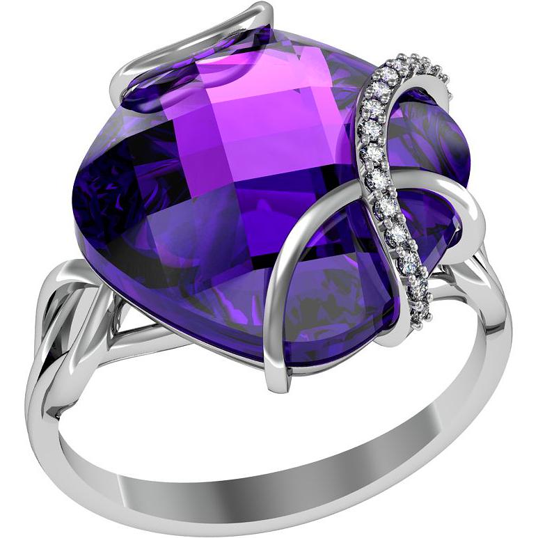 

Кольцо женское ПРИВОЛЖСКИЙ ЮВЕЛИР 261623-FA11KV67 р.19, 261623-FA11KV67