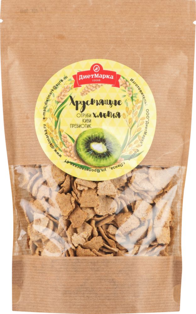 

Хрустящие хлопья ДиетМарка отруби-киви-пребиотик 100 г