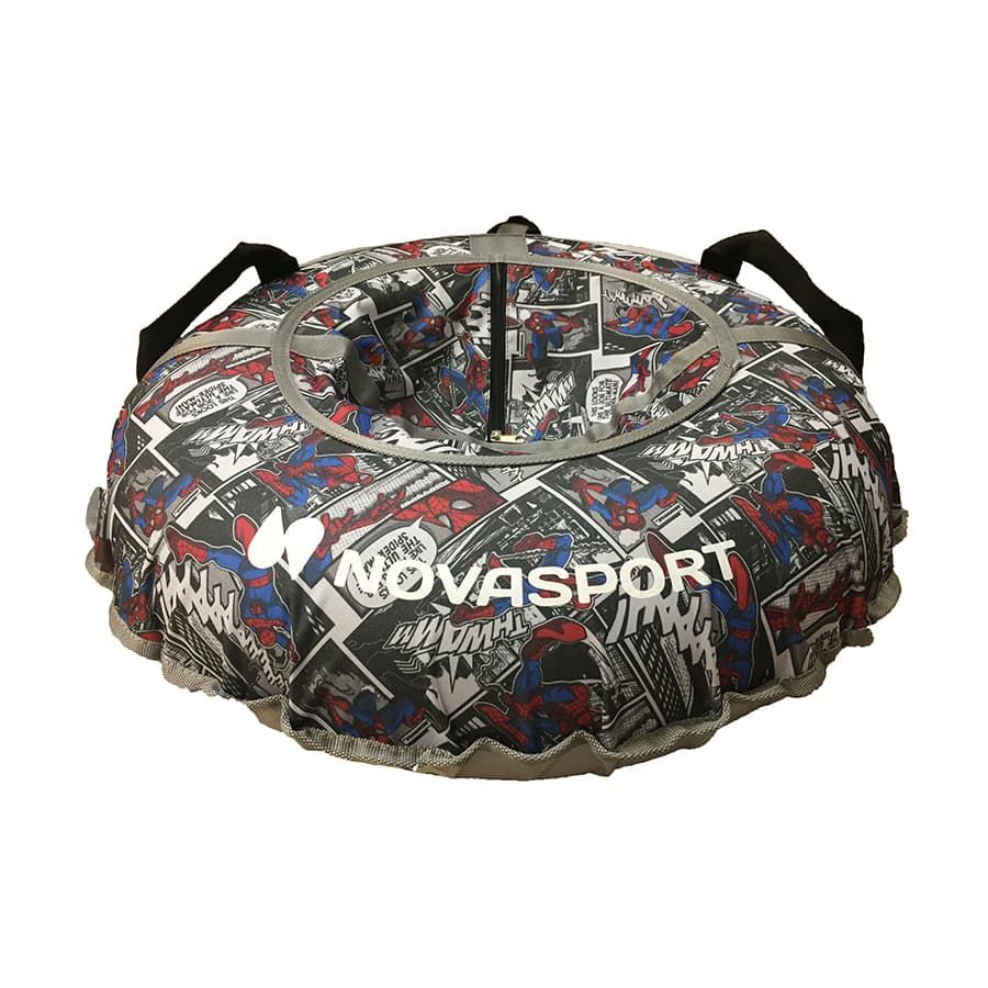 Тюбинг NovaSport SpiderMan без камеры, 80 см