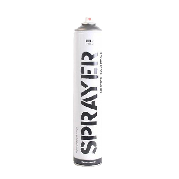 Аэрозольная краска Sprayer Мастика 1000 мл черная светоотражающая термонаклейка
