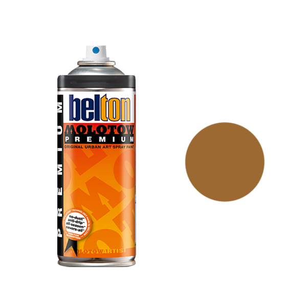 Аэрозольная краска Molotow Premium 400 мл ocher brown коричневая