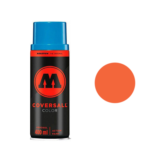 фото Аэрозольная краска molotow coversall color 400 мл dare orange h.o. оранжевая