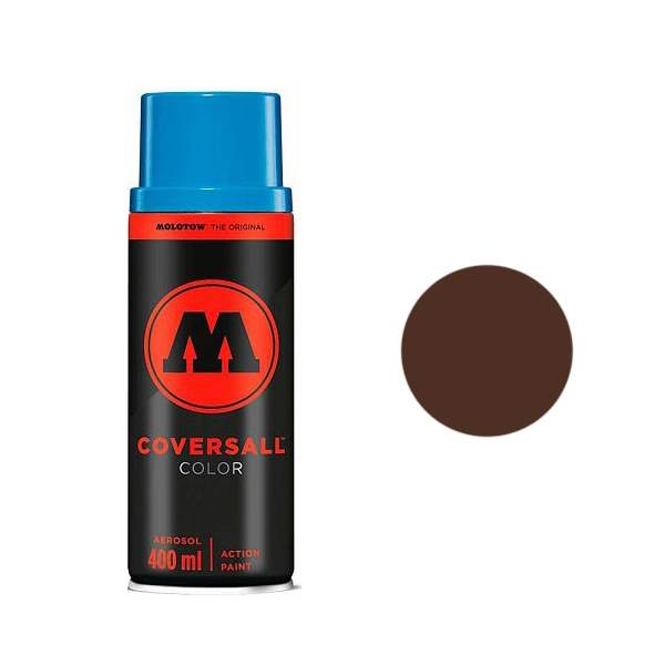 фото Аэрозольная краска molotow coversall color 400 мл chocolate brown коричневая