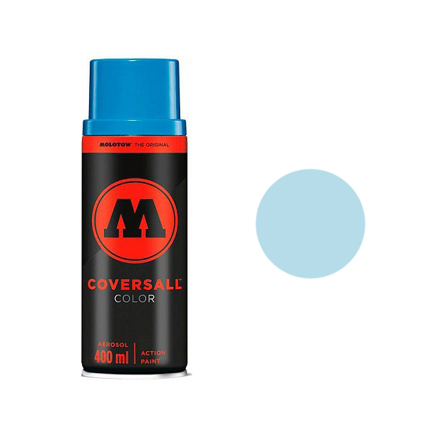 фото Аэрозольная краска molotow coversall color 400 мл azure blue голубая