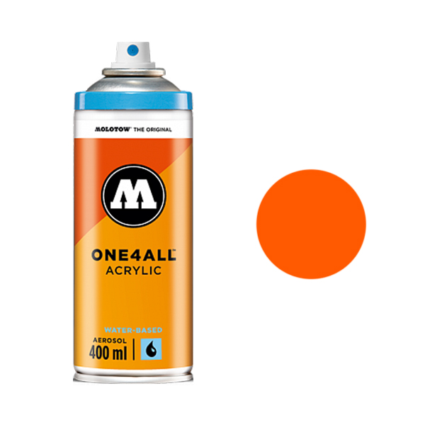 фото Аэрозольная краска molotow one4all 400 мл dare orange оранжевая