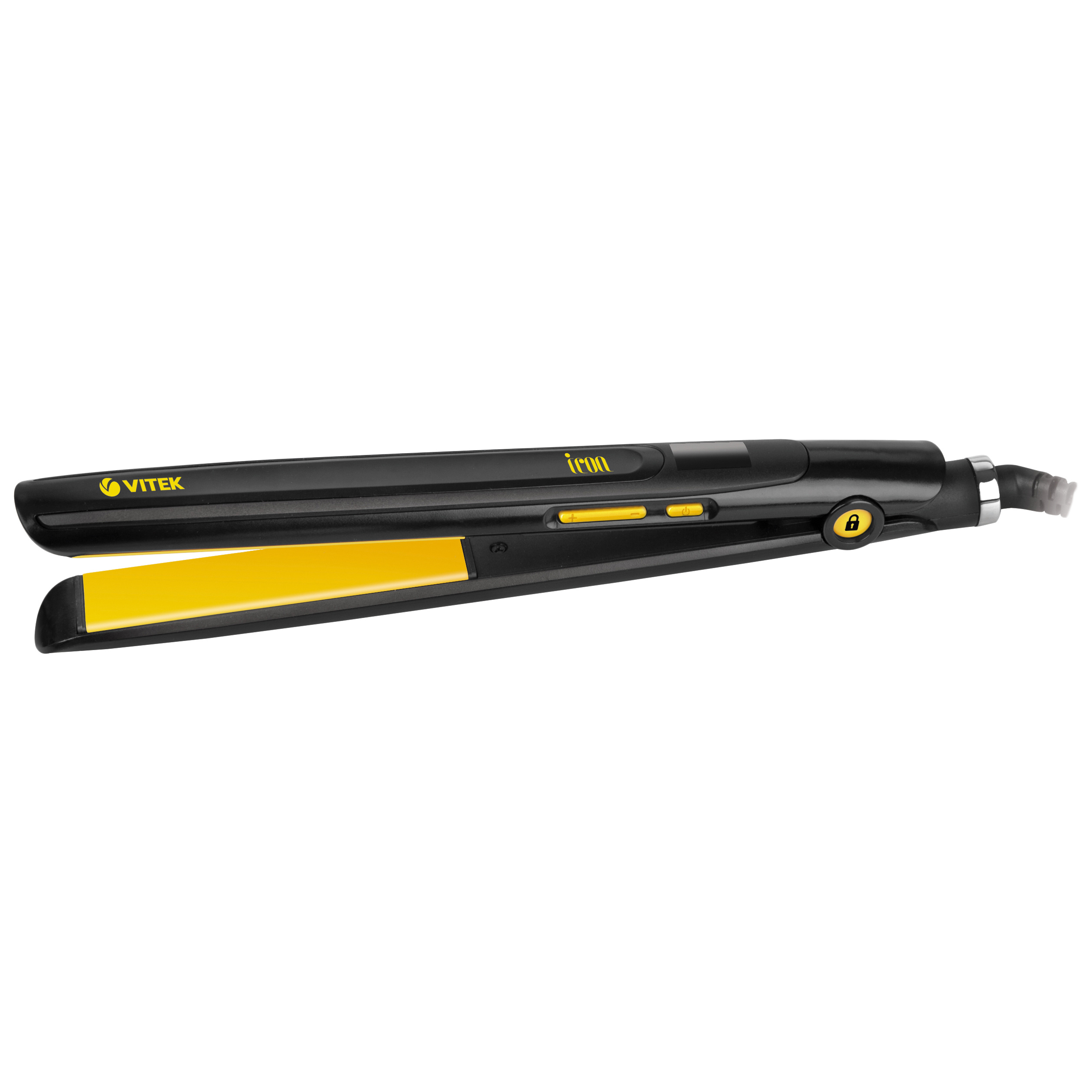 

Выпрямитель волос Vitek Icon VT-8400 Black, Желтый;черный, VT-8400 BK Icon