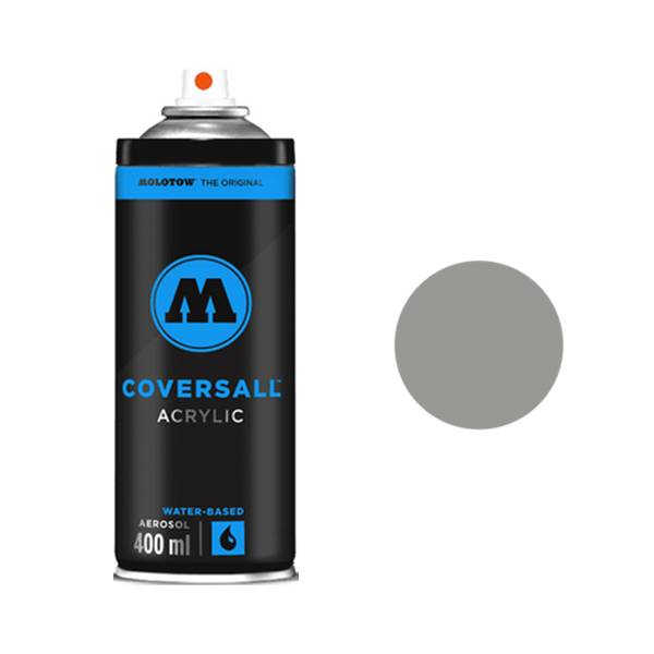 Аэрозольная краска Molotow Coversall Water Based 400 мл caparso mid grey neutr серая