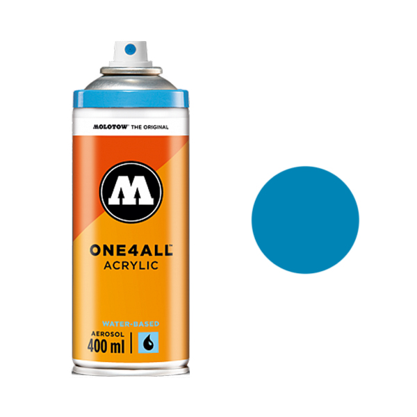 фото Аэрозольная краска molotow one4all 400 мл shock blue синяя