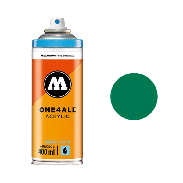 фото Аэрозольная краска molotow one4all 400 мл turquoise зеленая