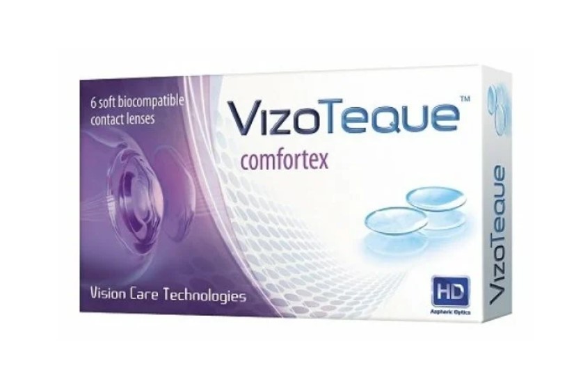 Контактные линзы VizoTeque Comfortex 6 линз R 8,6 -1,75