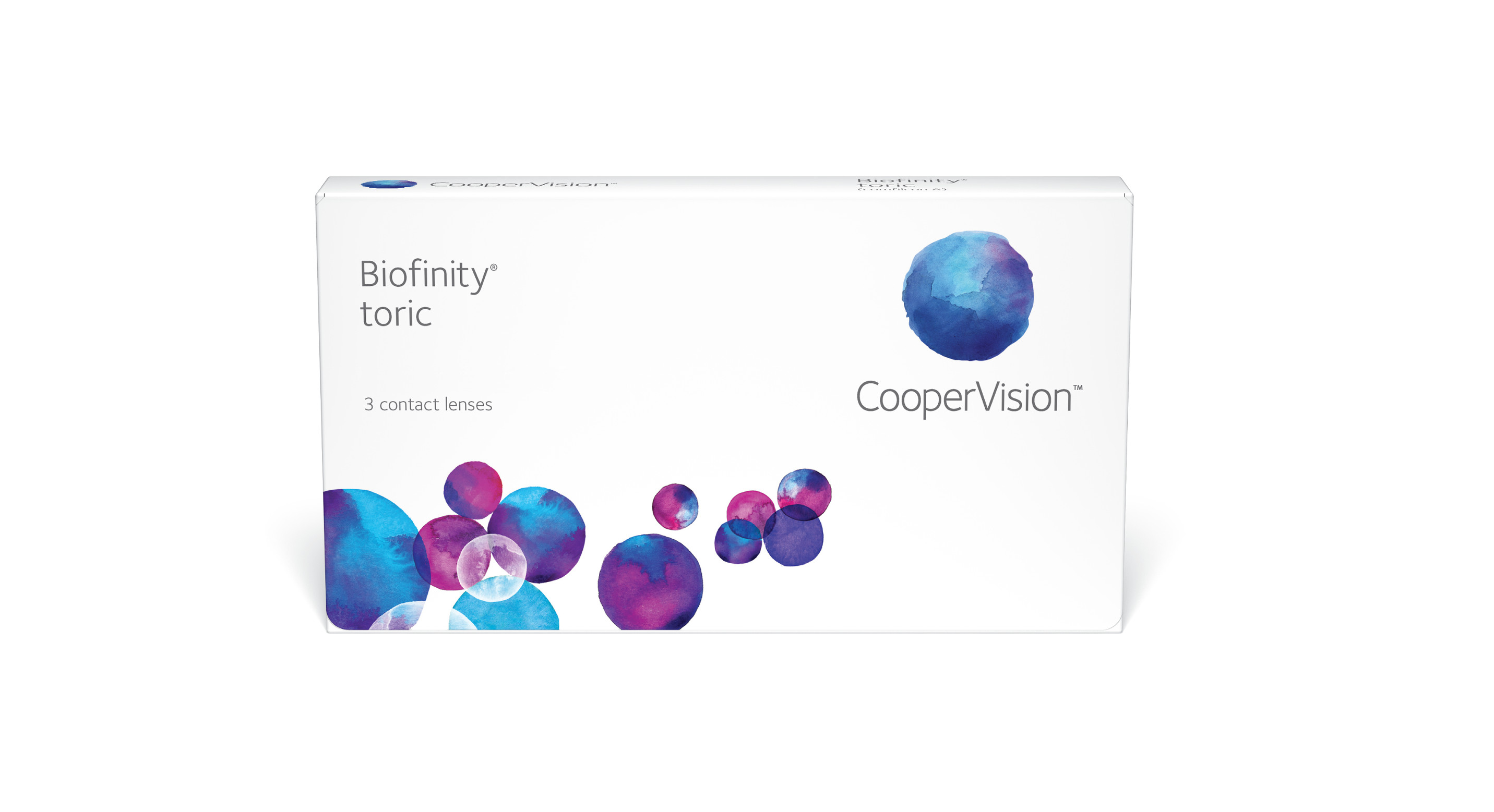 Купить Контактные линзы Biofinity Toric 3 линзы R 8, 7 0, 00/-1, 25/100, силикон-гидрогель