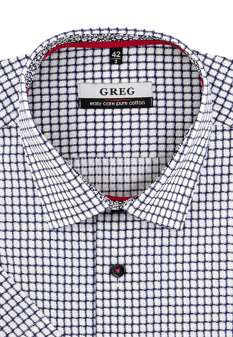 Рубашка мужская Greg 125/201/3723/ZS/C/1p белая 40