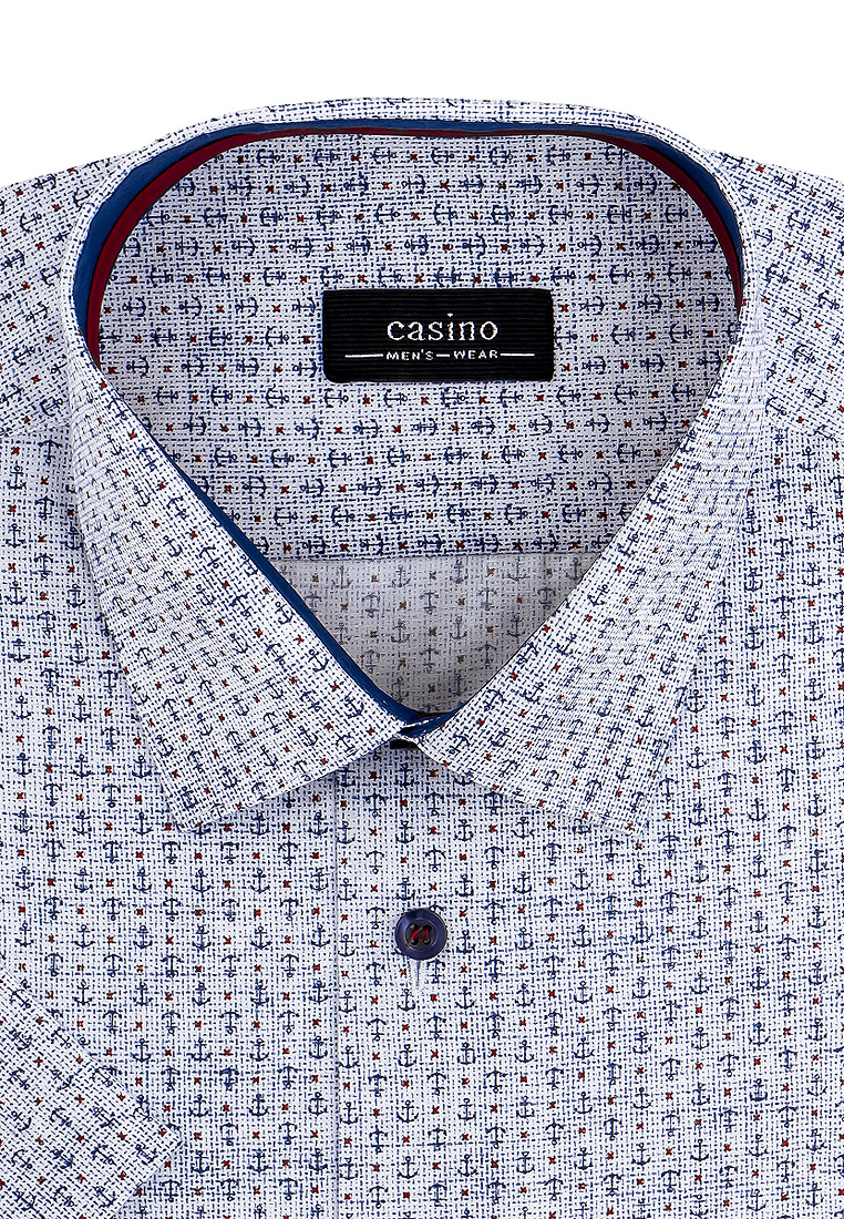 Рубашка мужская CASINO c123/057/21547/Z/1p голубая 39