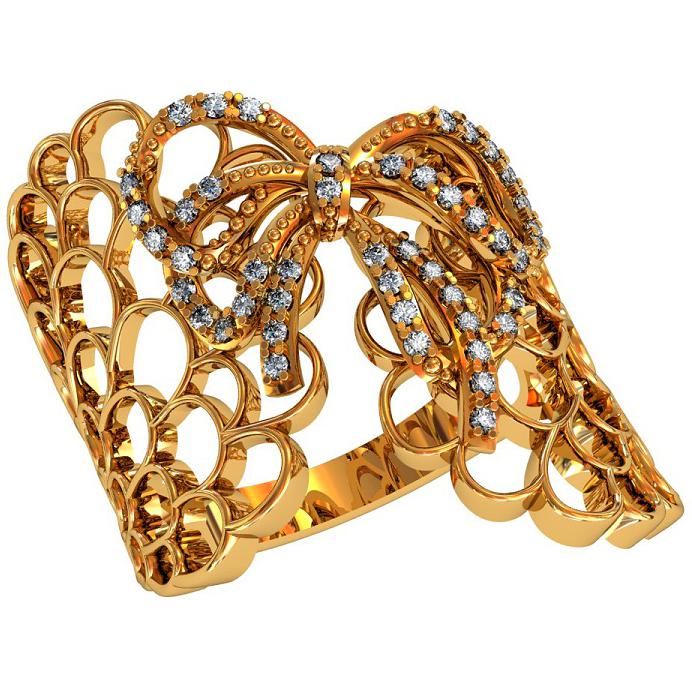 

Кольцо женское ПРИВОЛЖСКИЙ ЮВЕЛИР 262580-FA11 р.19.5, 262580-FA11