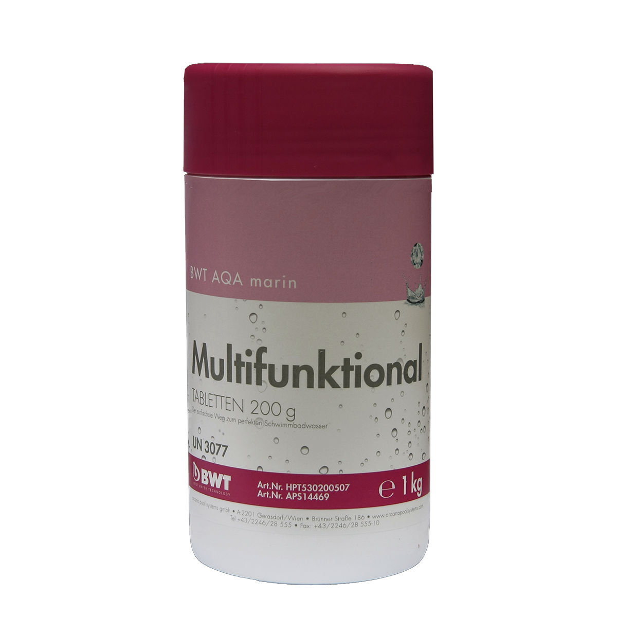 

Средство для чистки бассейна BWT AQA marin Multifunktional Tabletten 200 г 1 кг